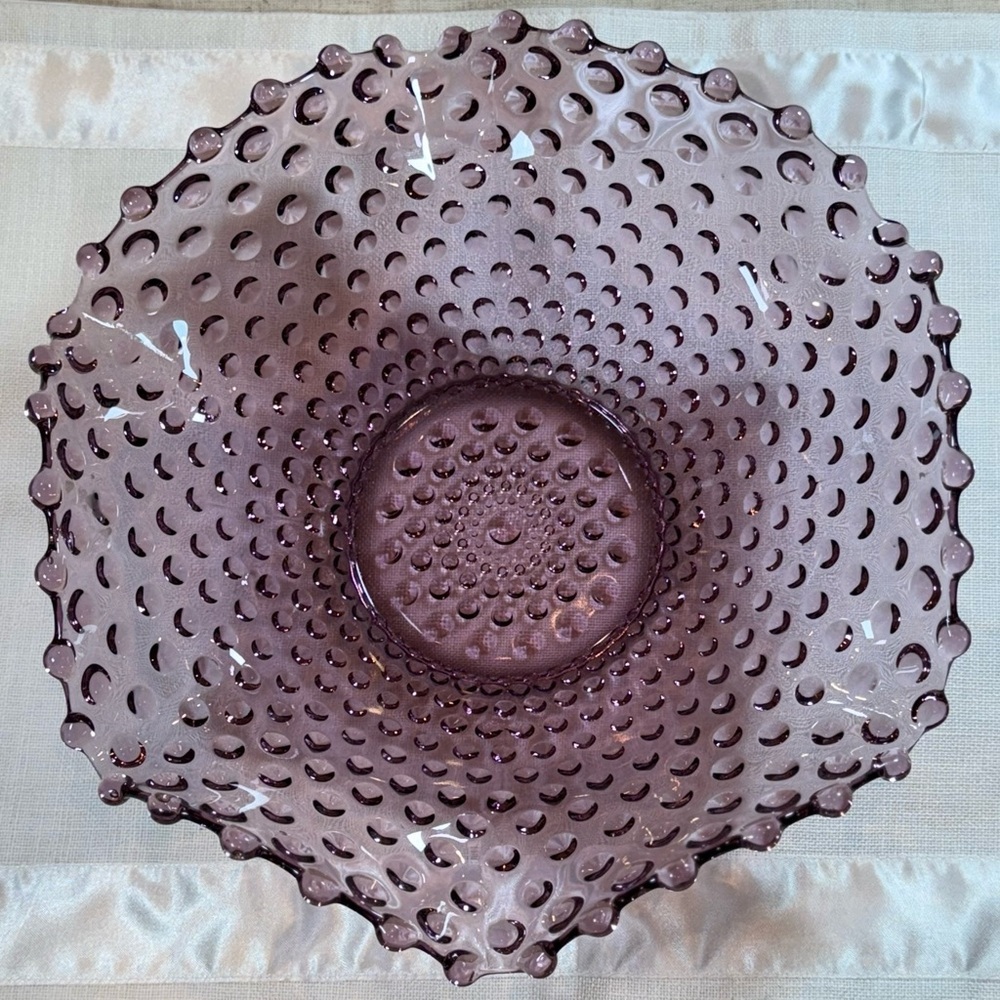 Fenton Purple Glass Bowl